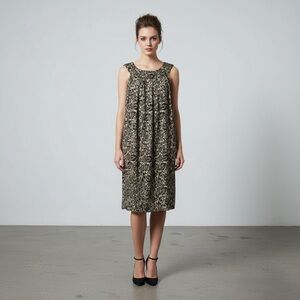 nine west metallic sleeveless knit dress Size 10